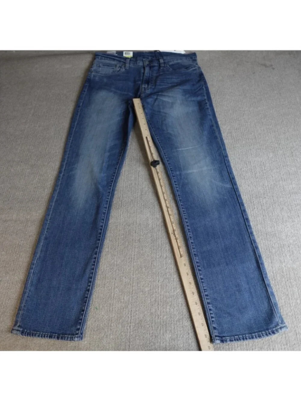 Levi's 511 Mens Jeans 36 x 33 Blue Zip Fly Flex Premium Big E NEW